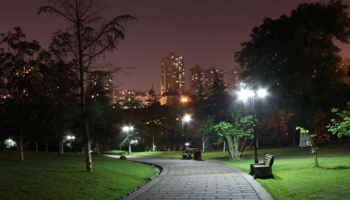 丝瓜视频免费看照明小区步道照明夜景效果图